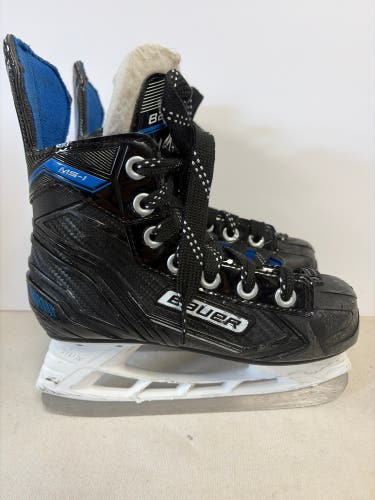 Black Bauer MS1 Hockey Skates Regular Width 12 (Used)