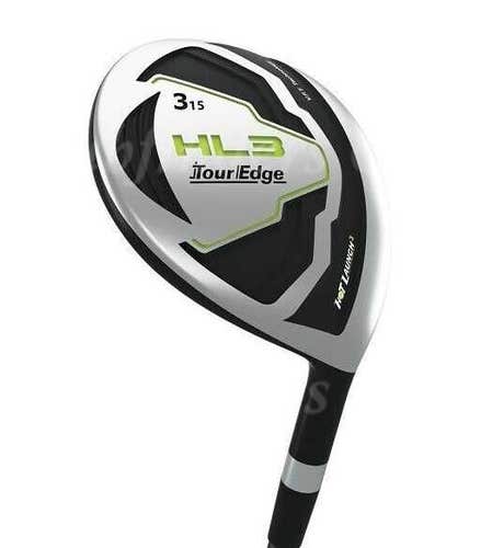 NEW! Tour Edge HL3 Hot Launch 3 15 3 Fairway Wood Factory Graphite Senior w/ HC
