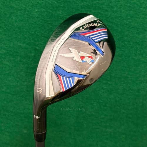 LH Callaway XR 19 Hybrid 3 Iron Project X 6.0 58g Graphite Stiff *READ*
