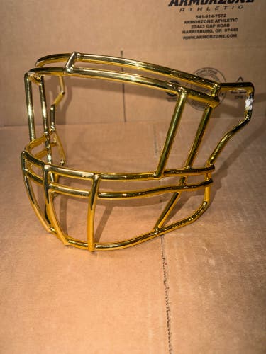 New Riddell Flex SF-2EG-II Face Mask - Gold Chrome