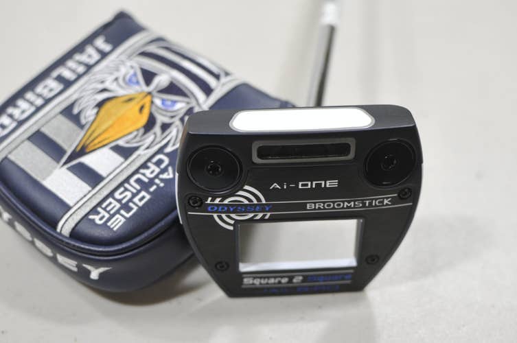 Odyssey Ai-ONE Square 2 Square Jailbird Broomstick 45" Putter RH New #230379