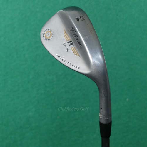 Titleist Vokey Design Spin Milled C-C Tour Chrome 54-08 54 SW Sand Wedge KBS