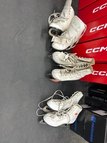Figure Skates (3 pairs) Sz. Youth 11 & 12