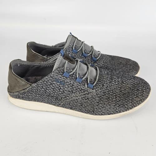 Olukai Alapa Li Men's Size 9.5 Gray Blue Slip On Comfort Shoes 10395