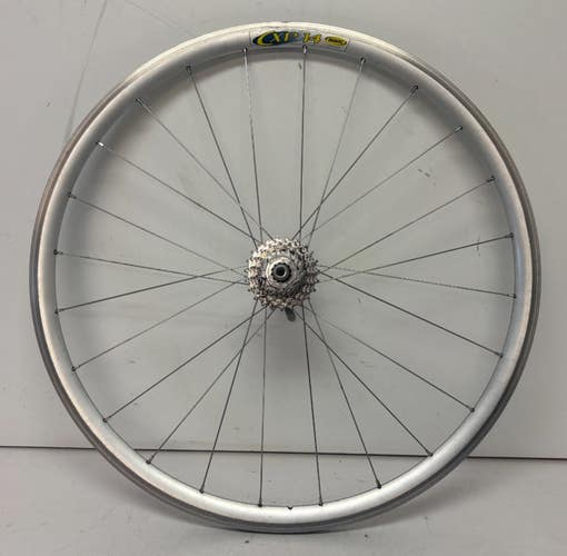 Mavic CXP 14 8-Speed 24-Spoke Aero Aluminum 700C Rear Wheel Shimano 105 1055 Hub