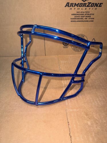 New Riddell Flex SF-2BD-SW Face Mask - Blue Chrome