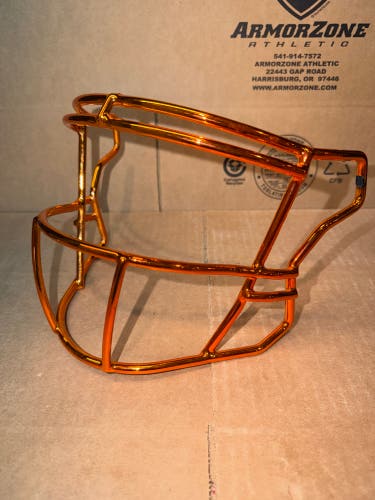 New Riddell Flex SF-2BD-SW Face Mask - Orange Chrome