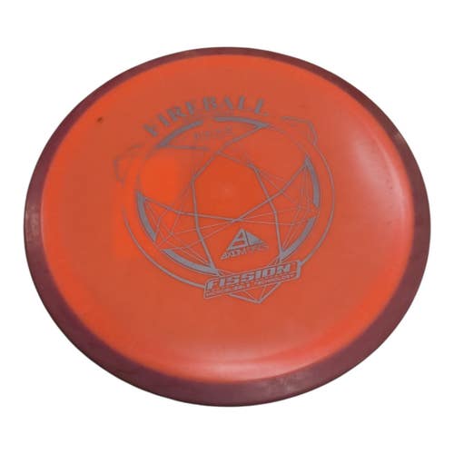 Used Axiom FISSION FIREBALL Disc Golf Driver Orange 175g 11450-S000531765