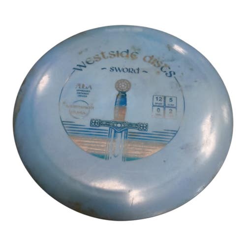 Used Westside TOUR SWORD Disc Golf Driver Carolina Blue 171g 11450-S000531735
