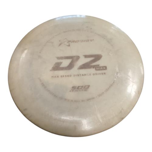 Used Prodigy 500 D2 MAX Disc Golf Driver White 175g 11450-S000531724