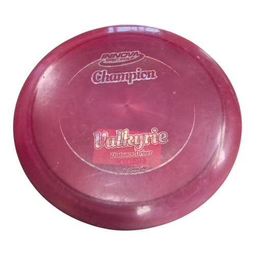 Used Innova CHAMP VALKYRIE Disc Golf Driver Maroon 174g 11450-S000531715
