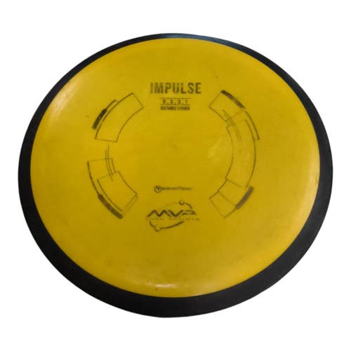 Used MVP NEUTRON IMPULSE Disc Golf Driver Yellow 171g 11450-S000531711