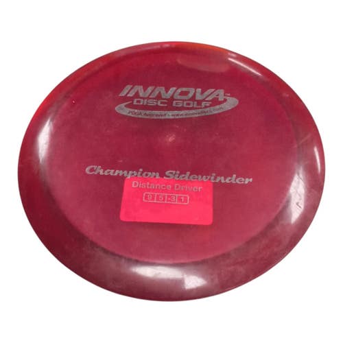 Used Innova CHAMP SIDEWINDER Disc Golf Driver Red 176g 11450-S000531710