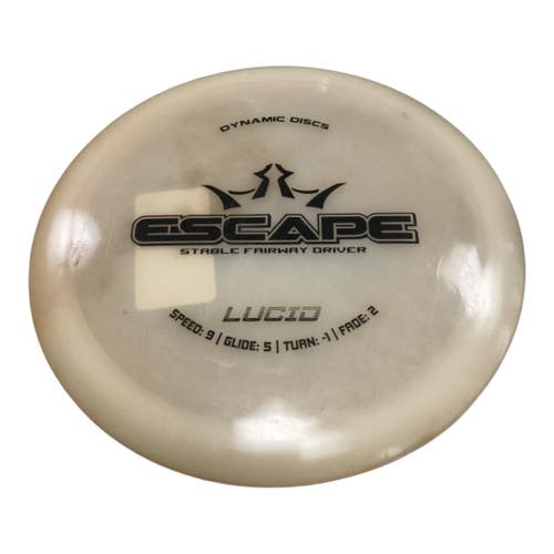 Used Dynamic Discs LUCID ESCAPE Disc Golf Driver White 172g 11450-S000531693