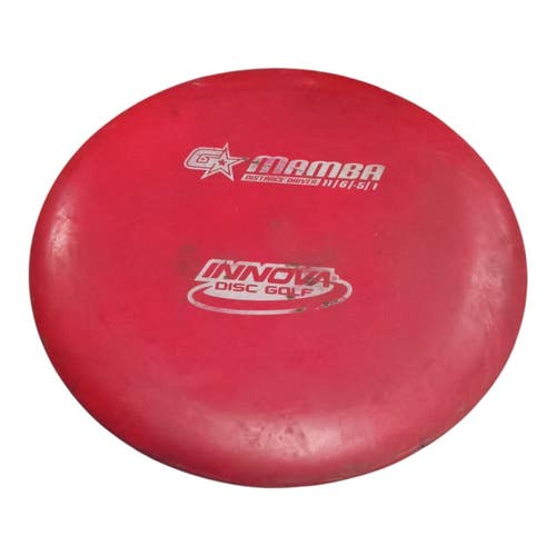 Used Innova GSTAR MAMBA Disc Golf Driver Red 176g 11450-S000531688