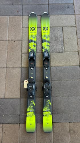 Kid's Volkl Deacon Jr 120 cm All Mountain Skis | Marker 4.5 Bindings