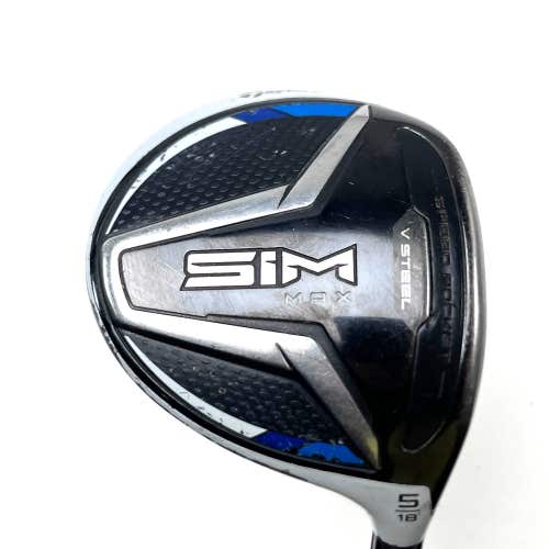 TaylorMade SIM MAX 5 Fairway Wood 18* Fujikura Ventus Blue 5R Regular RH