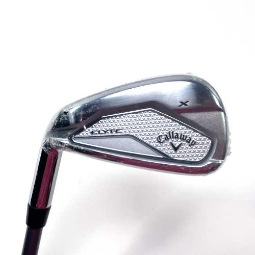 LEFTY Callaway Elyte X Single 7 Iron Project X Denali Blue 5.0 55g Senior LH