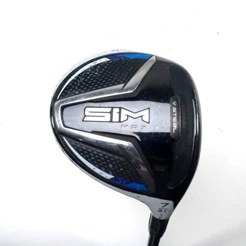 TaylorMade SIM MAX 7 Fairway Wood 21* Fujikura Ventus Blue 5A Senior RH