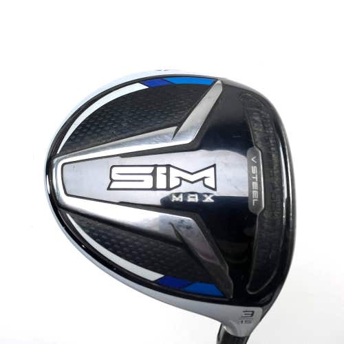 TaylorMade SIM MAX 3 Fairway Wood 15* Fujikura Ventus Blue 6-S Stiff RH