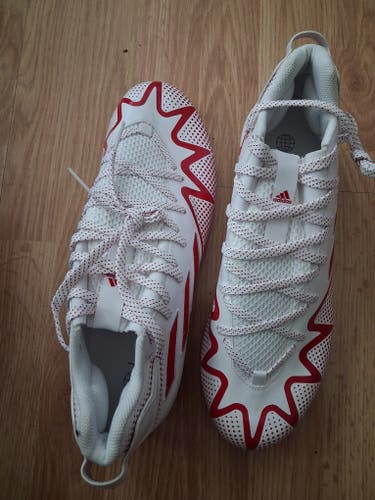 Men's Size 13.0 (W 14.0) Adidas Low Top Molded Cleats (New)