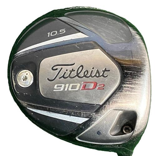 Titleist 910 D2 10.5* Driver Head Only RH With Adjustment Screw Some Minor Wear