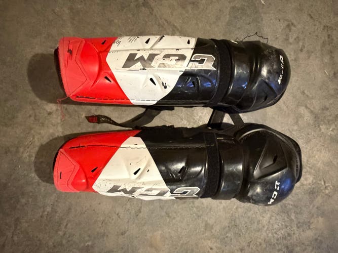 Senior CCM JetSpeed FT4 16" Shin Pads Pro Stock (Used)