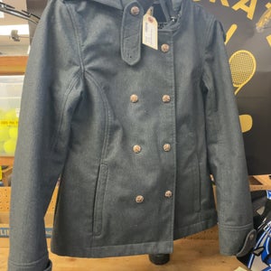 Orb Hooded Double-Breasted Rain Jacket Size S