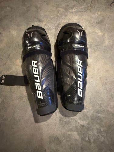 Senior Bauer Pro Series 15" Shin Pads Pro Stock (Used)