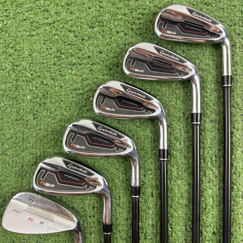Taylormade RSi1 Iron Set 6-PW AW Reax 55g Senior M Flex +1 Long