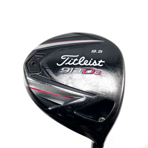 Titleist 913 D3 Driver 9.5* Diamana S+62x5ct 62g Stiff RH -1/2''