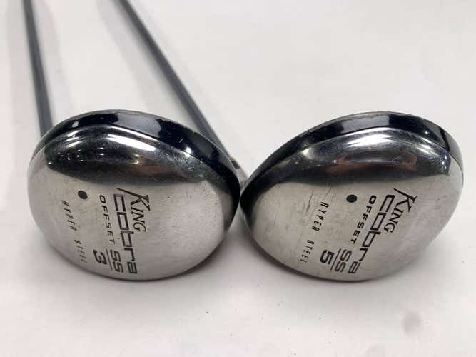 Cobra SS Hyper Steel 3 & 5 Fairway Wood Set 15* 18* Graphite Design Ladies RH