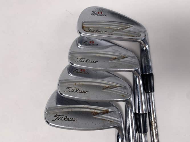Titleist ZB Forged Iron Set 7-PW True Temper Dynamic Gold R300 Regular Mens RH