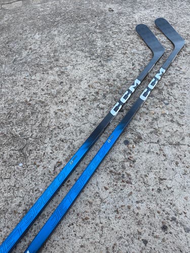 2 Pack CCM JETSPEED FT8 PRO Dressed Pro Stock Hockey Stick Grip 80 Flex P90M Left 8044