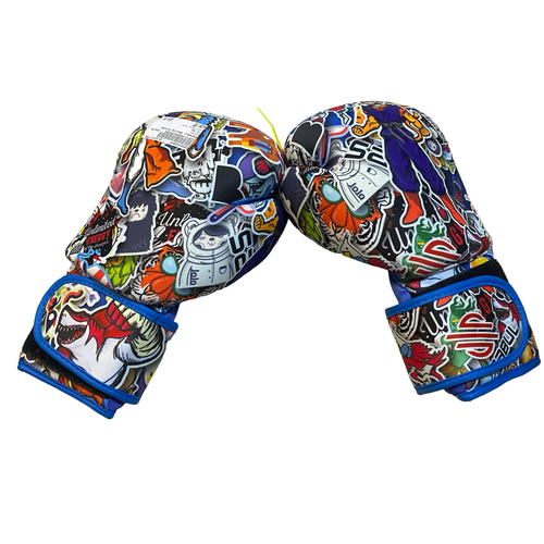 Used Sanabul Boxing Gloves Royal Blue Senior 11706-S000390049
