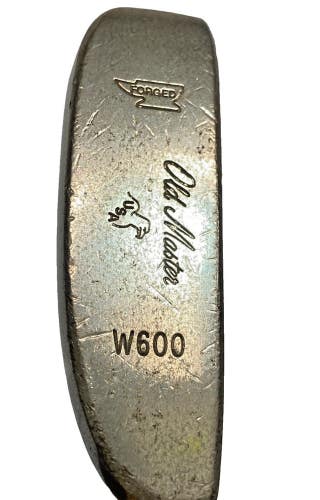 Old Master W 600 Forged Napa Blade Putter RH Fluted Steel 34" Original Grip