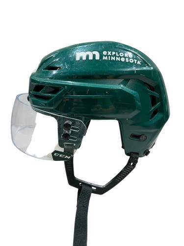 Green Small CCM Tacks 710 Helmet Pro Stock (Used) 899901