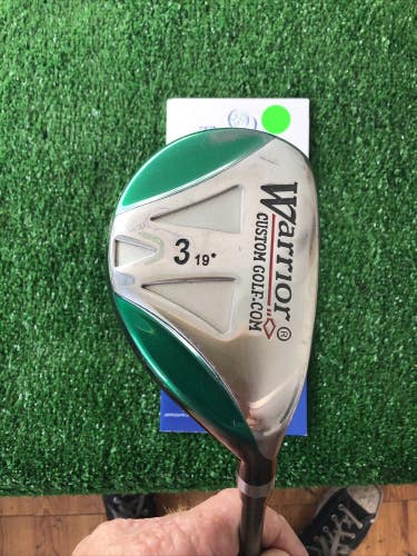 Warrior Custom Golf 3 Hybrid 19* Regular Graphite Shaft Right Handed