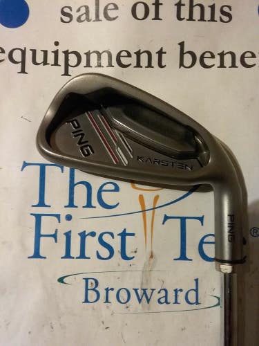 Ping Karsten Yellow 7 Iron Regular Steel Shaft +1/2 Inch Right Handed