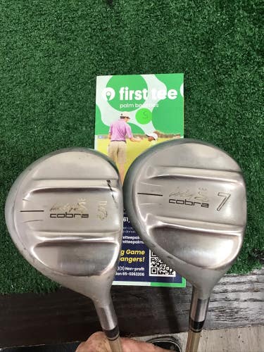 Lady Cobra 5-7 Woods Set Graphite Shafts Right Handed