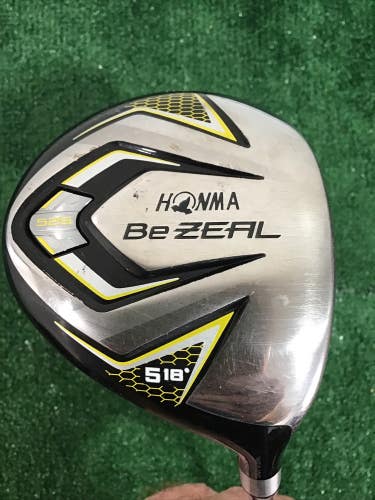 Honma Be Zeal 525 18* 5 Wood Stiff Graphite Shaft Right Handed