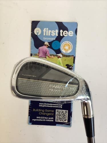 Callaway Paradym Star  7 Iron Fitting Club A Flex Senior Graphite Shaft NEW