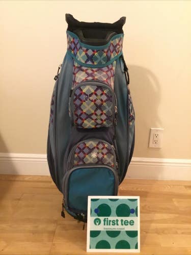 Glove It Ladies Cart Golf Bag with 15-way Dividers & Rain Cover & Head Covers