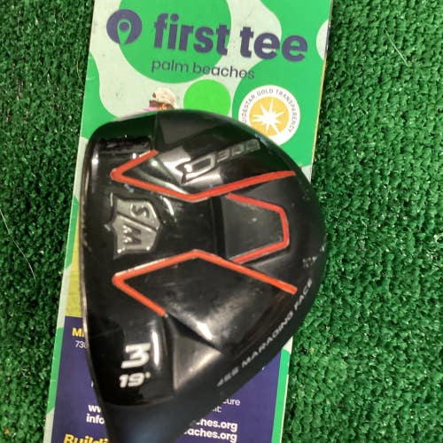 Wilson Staff D300 19* 3 Hybrid A Flex Senior Graphite Shaft Left Handed
