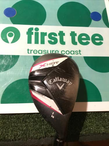 Callaway Ladies XHOT 22* 4 Hybrid 50g Graphite Shaft (39) Right Handed