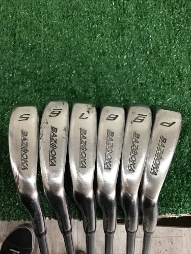 Tour Edge Bazooka J-Max Irons Set 5-PW Regular Graphite Shafts