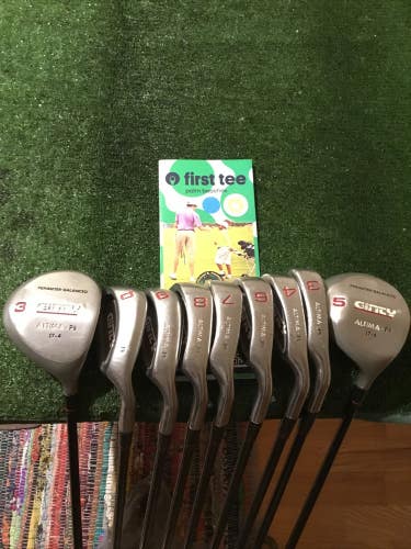 Ginty Altima Perimeter Balanced Full Set 3-5 Woods 3-PW Irons (no 5) Graphite