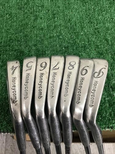 Honeycomb Irons Set 4-PW Stiff Steel Shafts +1" Right Handed