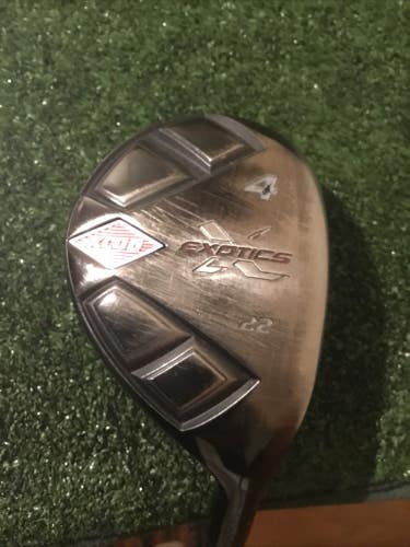 Tour Edge Ladies Exotics XCG6 22* 4 Hybrid Graphite Shaft