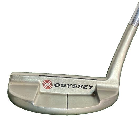 Odyssey White Hot XG 9 Mallet Putter LH Steel 35" New Midsize Grip HC Lefty NICE